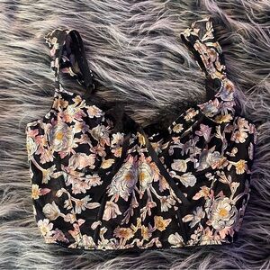 Victoria’s Secret Lace Floral Bustier Top 🩷